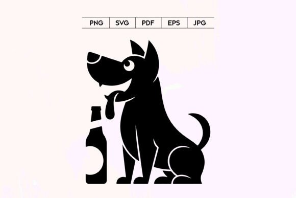 Dog Beer Bottle Icon Review