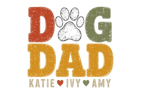 Dog Dad Vintage Paw SVG Review