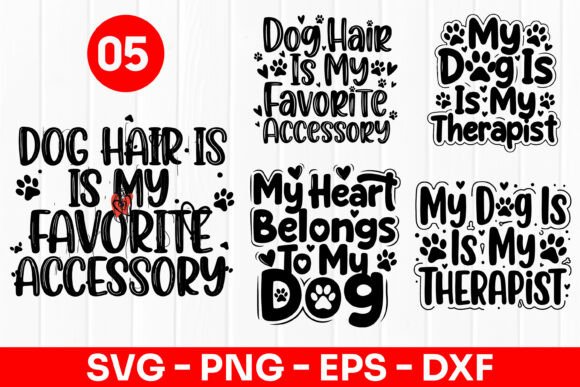 Dog Hair Favorite Accessory Quotes SVG