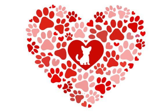 Dog Paw Print Heart SVG Review