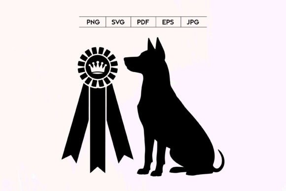 Dog Show Winner Ribbon Award Icon