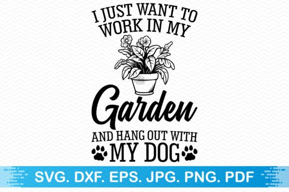 I Just Want to Work in My Garden Clipart